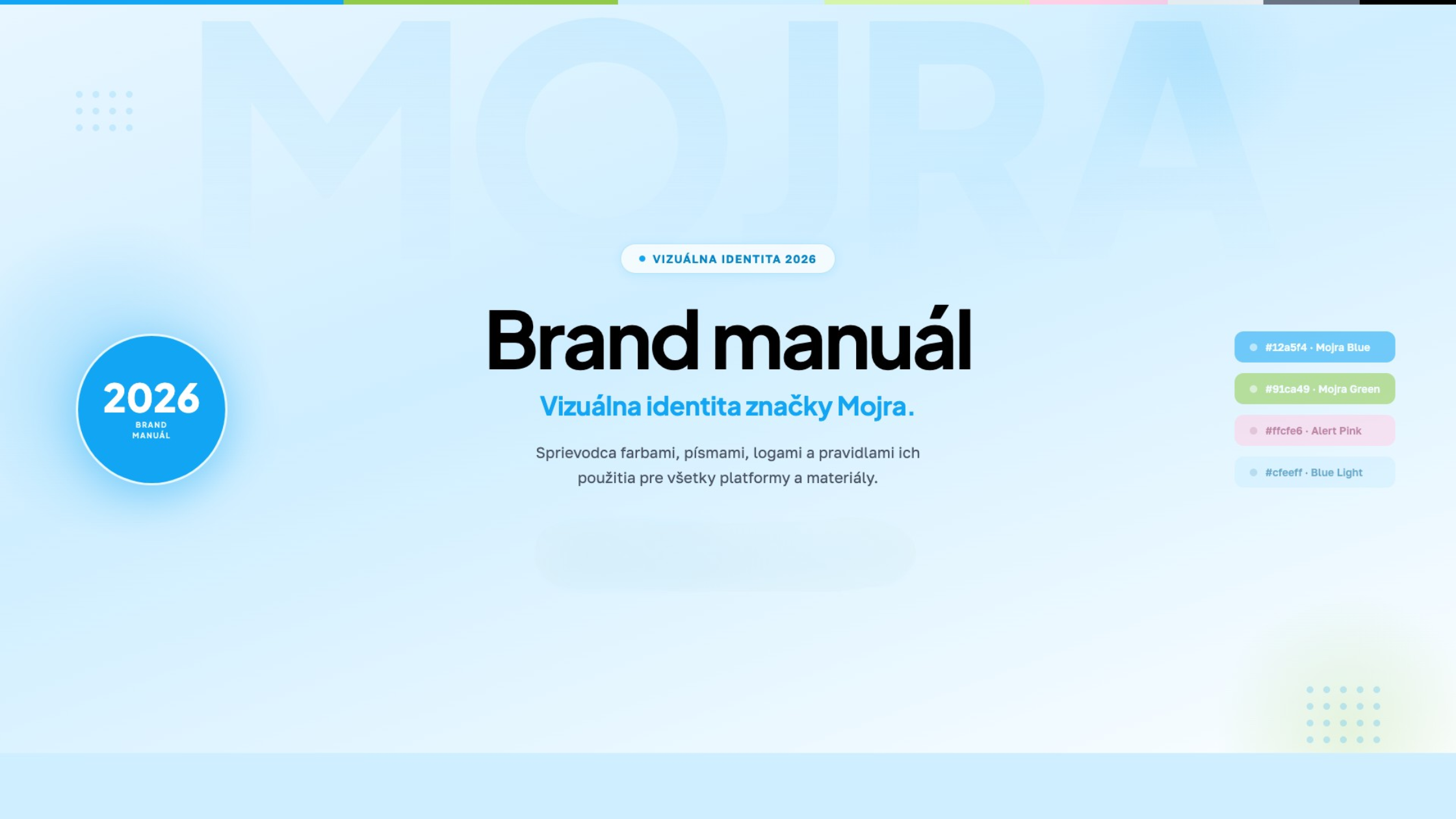 MOJRA - Brand manuál